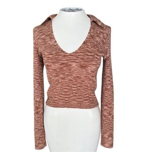 Abercrombie & Fitch Soft Collection Long Sleeve Copped Sweater